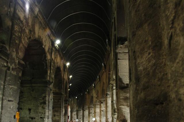 Ceiling inside ground floor