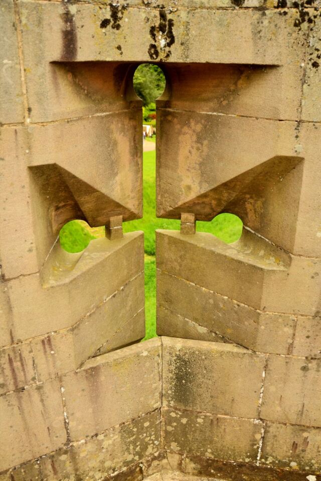 Warwick Castle - arrow slit