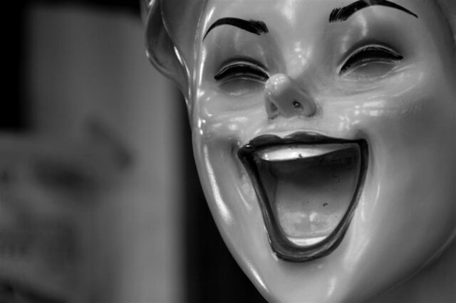 Scary mannequin (2) bw