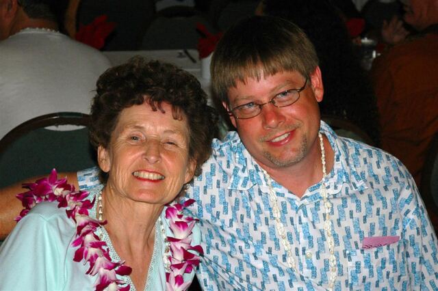 Geri and Steve at the luau
