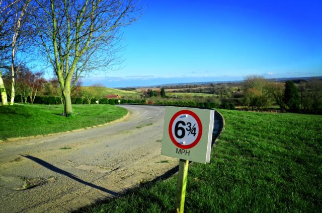 Precision speed limits are important at Charingworth Manor