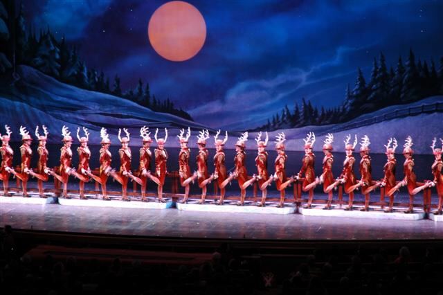 Rockettes as reindeer