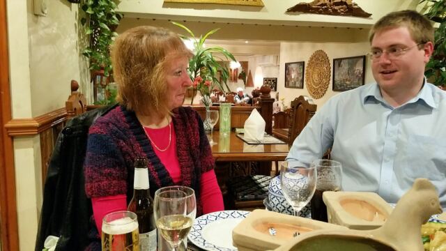 Marianne and Mark - Thai Legends dinner conversation