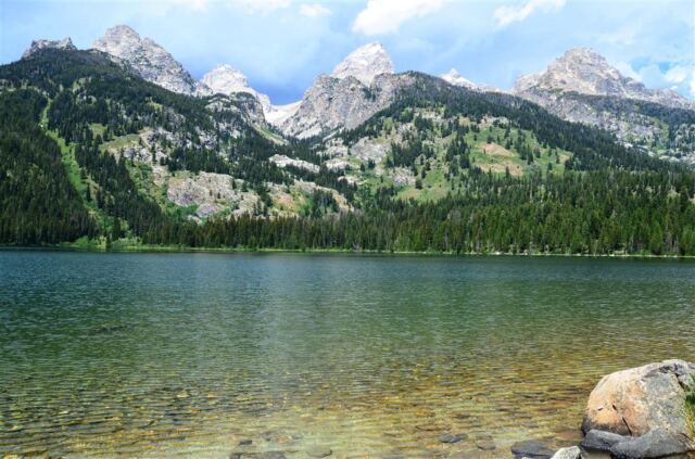 Bradley Lake - storm clouds building!