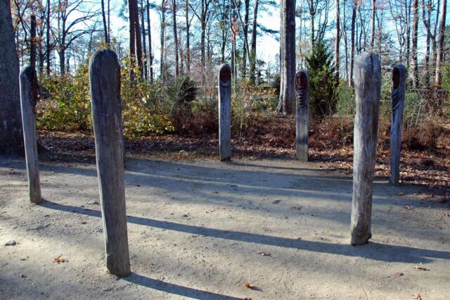 Powhatan totem dance circle