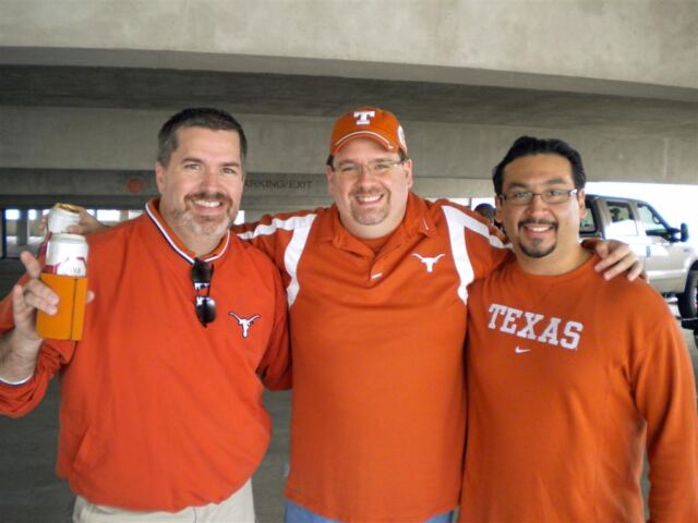 Roger, Brandon, and Rob - pregame tailgate