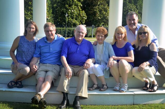 Opsahl kids and spouses 60 yr anniversary