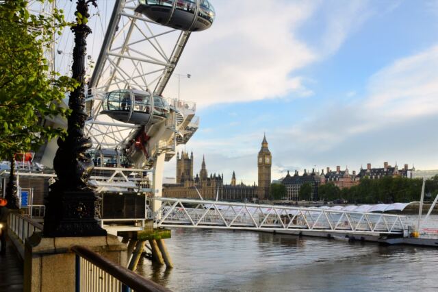 Parliament and pier
