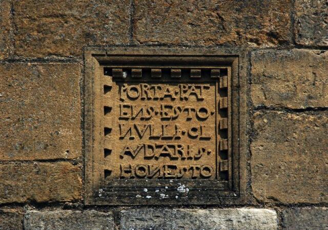 Latin inscription