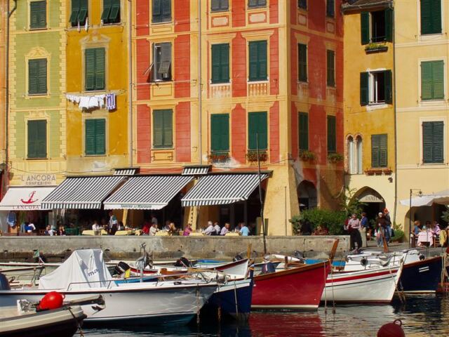 PO - boats and Portofino ristorante