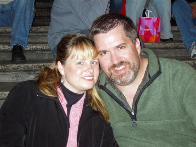 PO - Kathy and Roger on Spanish Steps