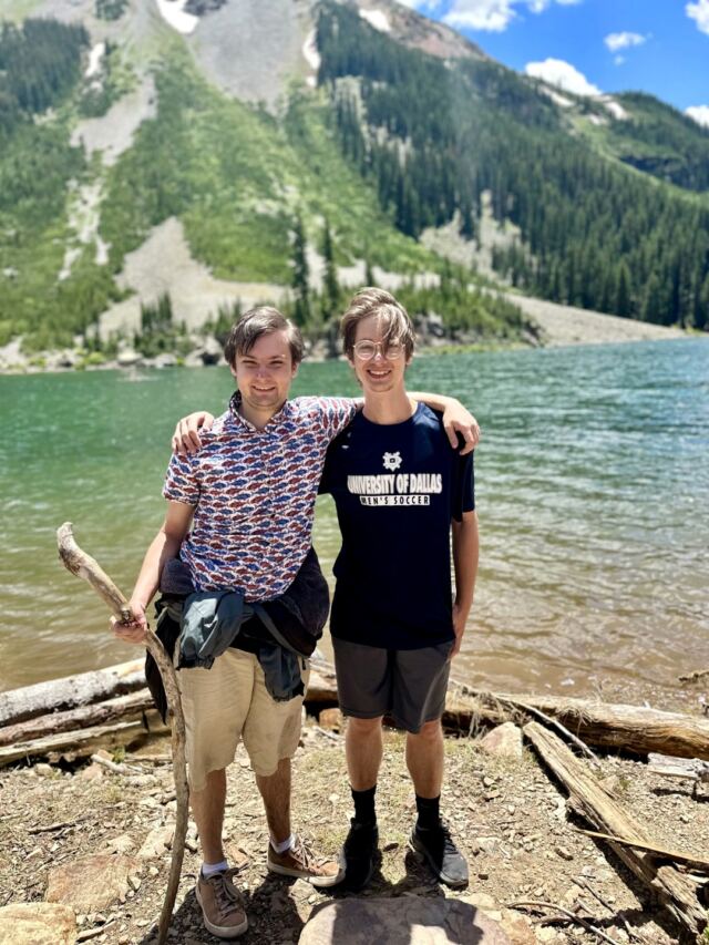 Matt and Nick at Crater Lake