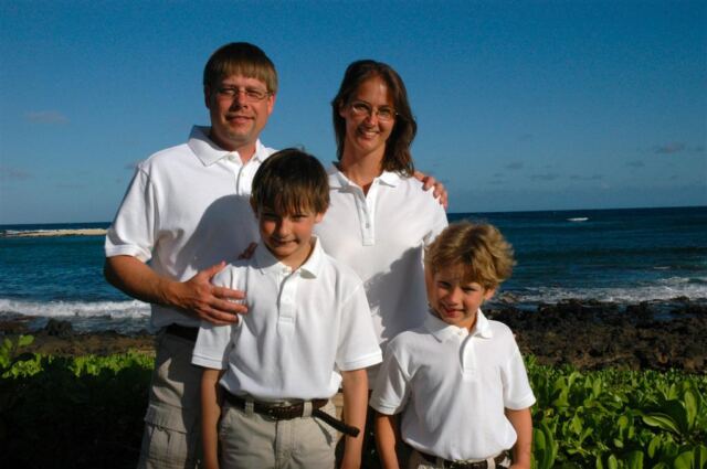 Steve, Patti, Matt, and Nick (ocean)