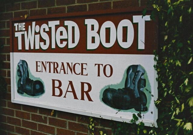 The Twisted Boot - pub entrance