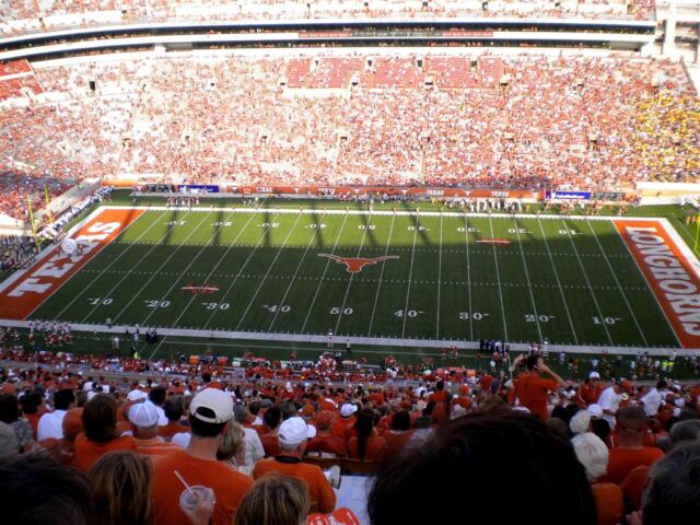 Pre-game view from the new seats!