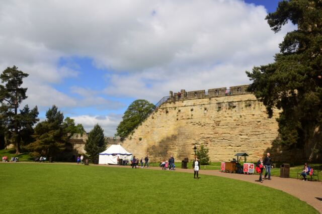 Warwick Castle - curtain wall