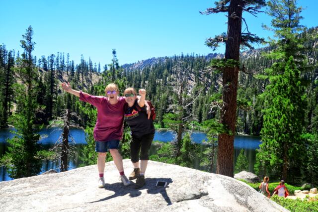 LeAnn and Kathy - Angora Lake 01