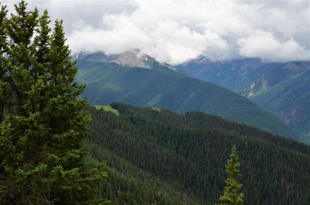 Mountains and clouds