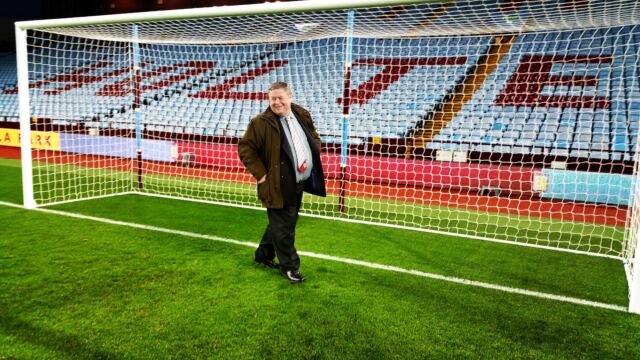 John in the Villa net - post-match (1)