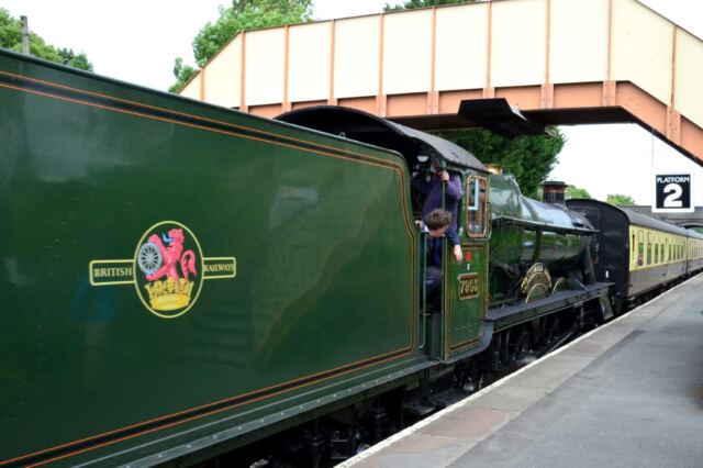 Our train at Toddington (1)