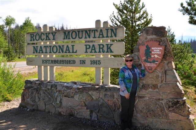Rocky Mountain National Park entrance