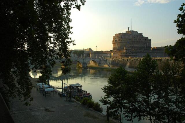 Castle St. Angelo through the trees