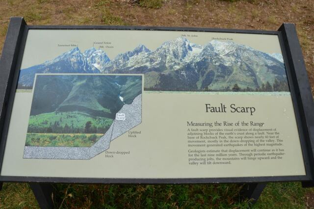 Fault Scarp sign