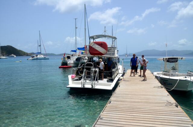 Sea Monkey unloading for lunch
