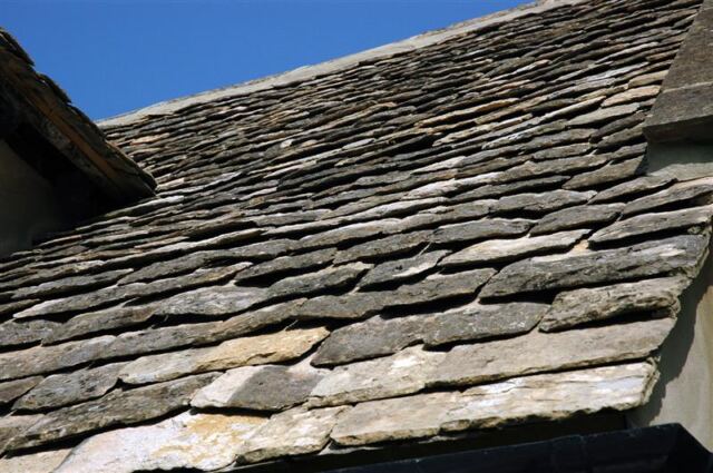 Slate roof detail