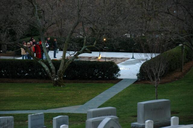 JFK gravesite from a distance