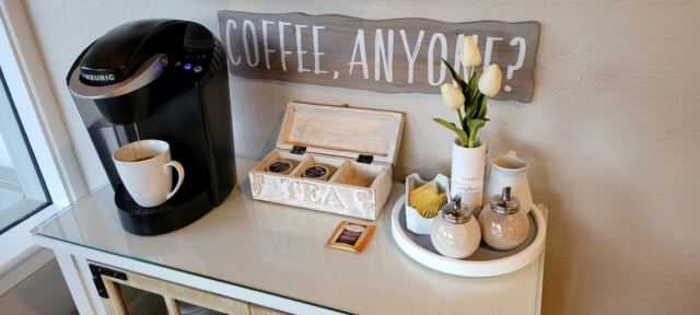 But first - coffee
