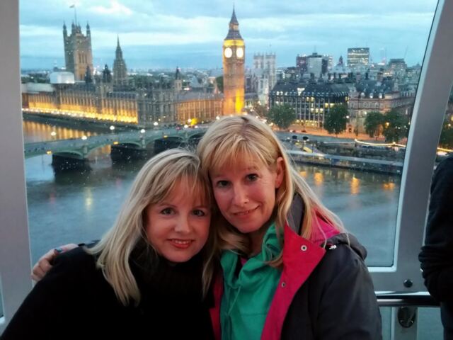 London Eye - Kathy and LeAnn evening rotation