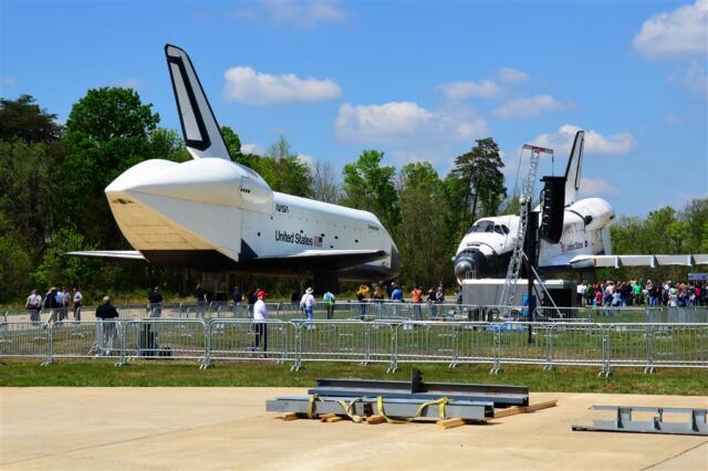 Enterprise-Discovery - from hangar