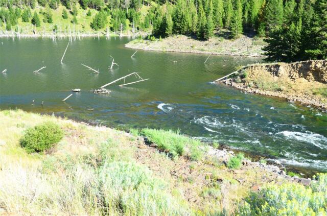 Rushing water as Earthquake Lake slowly drains (4)