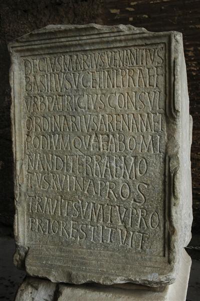Roman inscriptions
