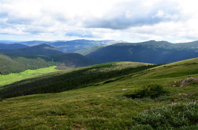 Valley and mountains