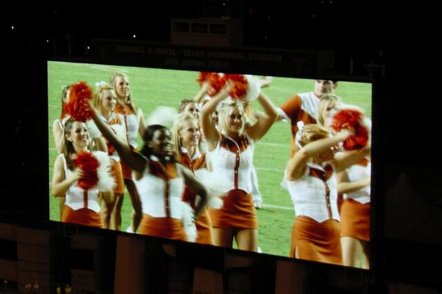 Texas Cheer on Godzillatron