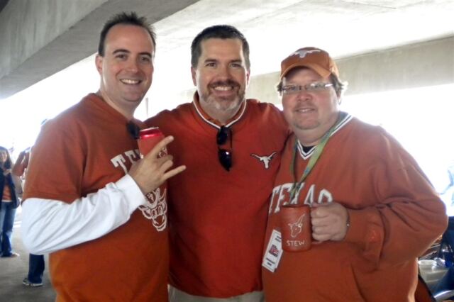 Matt, Roger, and Stew - pregame tailgate