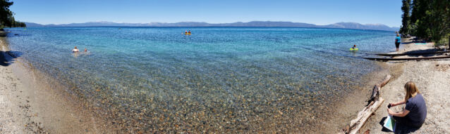 (panorama) Sugar Pine Point Beach 01