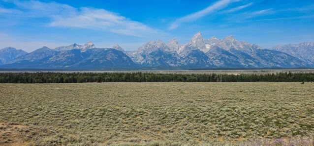 Tetons from Glacier View Turnout