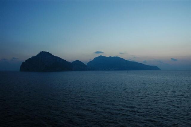 Leaving Capri behind!