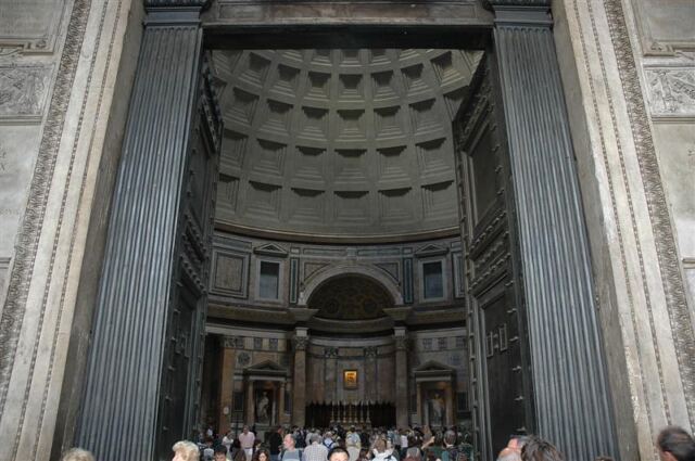 Massive Pantheon doors