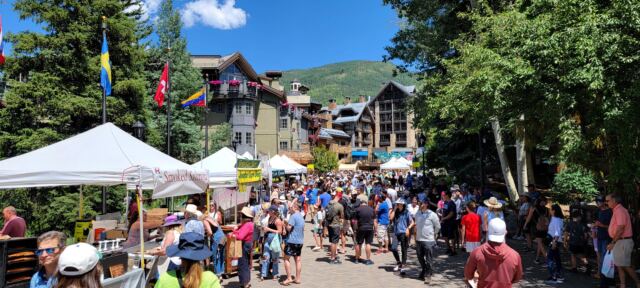 Vail Farmer's Market views 7