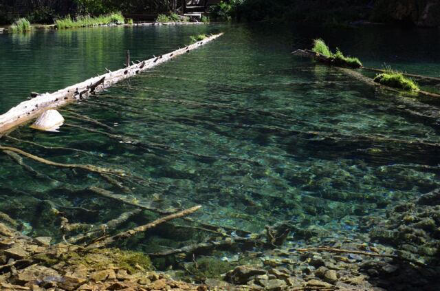 Perfectly clear water