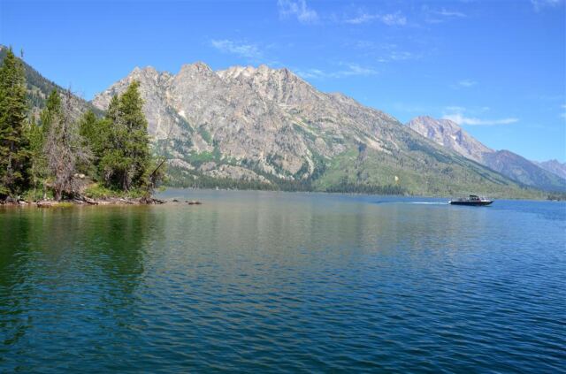 Heading out into Jenny Lake