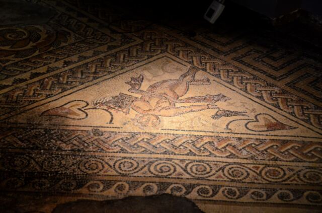 Chedworth Roman Villa - grand dining room (2)