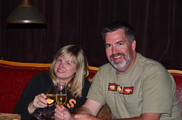 Kathy and Roger - dinner