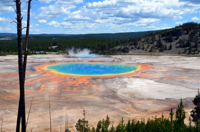 Grand Prismatic - from atop hill on Fairy Falls trail (8)