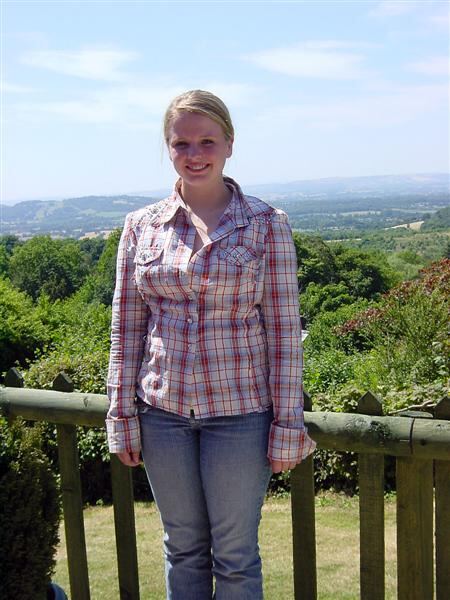 Melanie overlooks the Malverns