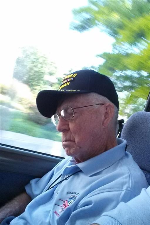 catching a quick nap on the way to the next memorial